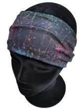 Load image into Gallery viewer, Neon Colored Spider Web Headband