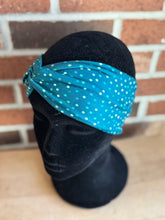 Load image into Gallery viewer, Green polkadots headband