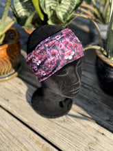 Load image into Gallery viewer, Purple embroidered flowers headband