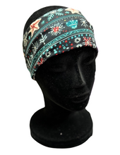 Load image into Gallery viewer, Embroidered looking Christmas design Headband