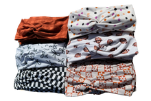 Load image into Gallery viewer, Orange plaid headband