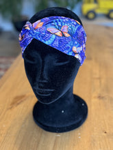 Load image into Gallery viewer, Purple butterfly headband
