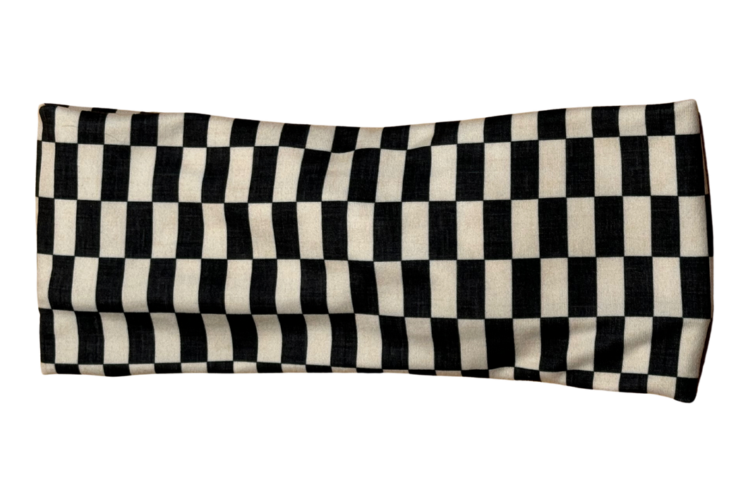 Checkered flag,headband