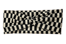 Load image into Gallery viewer, Checkered flag,headband
